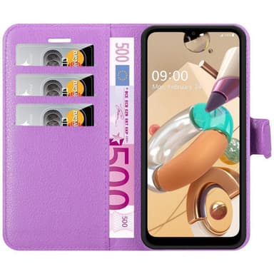 LG K41S Suojakuori Lompakkokotelo (Violetti)