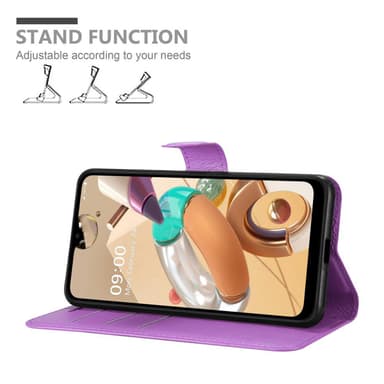LG K41S Suojakuori Lompakkokotelo (Violetti)