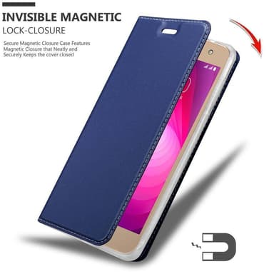 LG X POWER 2 Suojakuori Lompakkokotelo (Sininen)