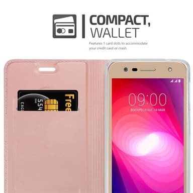 LG X POWER 2 Suojakuori Lompakkokotelo