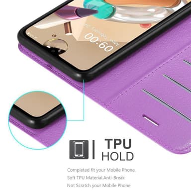 LG K41S Suojakuori Lompakkokotelo (Violetti)