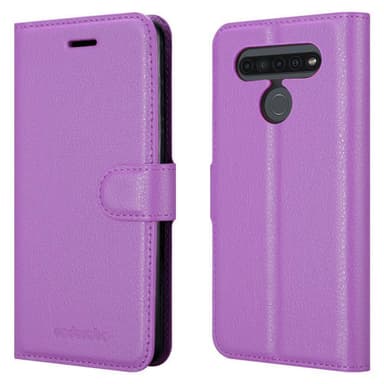 LG K41S Suojakuori Lompakkokotelo (Violetti)