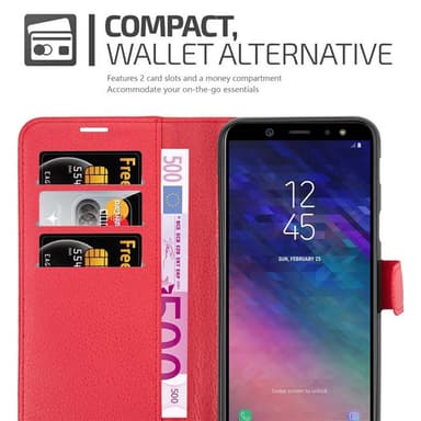 Samsung Galaxy A6 2018 Suojakuori Lompakkokotelo