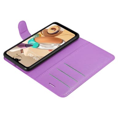 LG K41S Suojakuori Lompakkokotelo (Violetti)