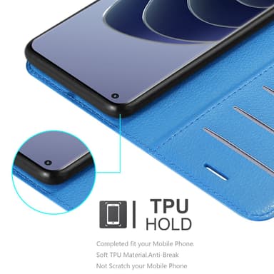 OnePlus 10 PRO 5G Suojakuori Lompakkokotelo (Sininen)