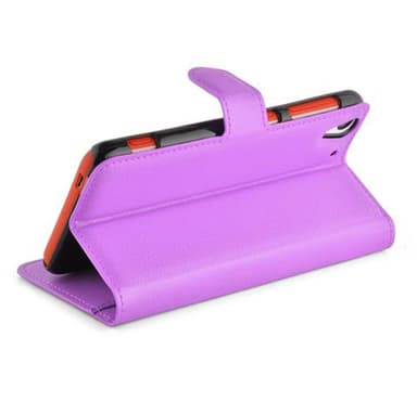 HTC Desire EYE Suojakuori Lompakkokotelo (Violetti)