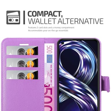 Realme 8i / Narzo 50 4G Suojakuori Lompakkokotelo