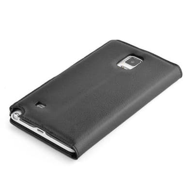 Samsung Galaxy NOTE 4 Suojakuori Lompakkokotelo (Musta)