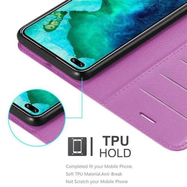 Honor View 30 PRO Suojakuori Lompakkokotelo (Violetti)