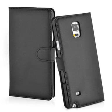 Samsung Galaxy NOTE 4 Suojakuori Lompakkokotelo (Musta)