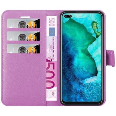 Honor View 30 PRO Suojakuori Lompakkokotelo (Violetti)