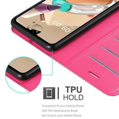 LG K41S Suojakuori Lompakkokotelo (Vaaleanpunainen)
