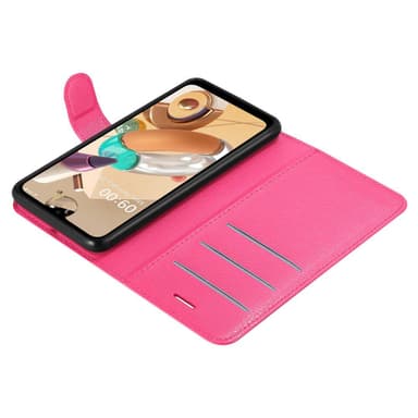 LG K41S Suojakuori Lompakkokotelo (Vaaleanpunainen)