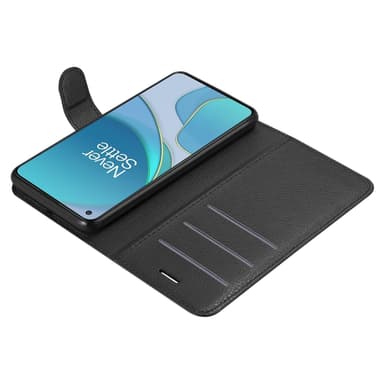 OnePlus 8T Suojakuori Lompakkokotelo (Musta)