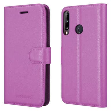 Huawei P40 LITE E Suojakuori Lompakkokotelo (Violetti)