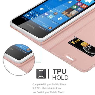 Nokia Lumia 550 Suojakuori Lompakkokotelo