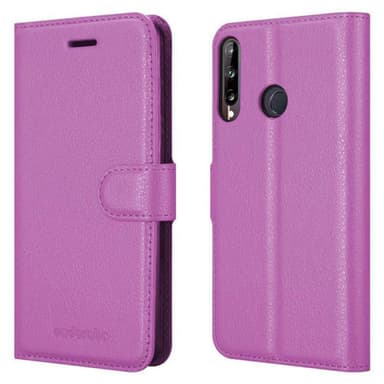 Huawei P40 LITE E Suojakuori Lompakkokotelo (Violetti)