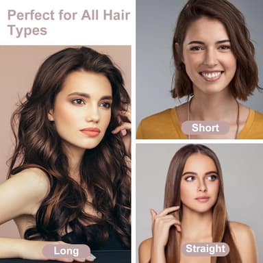 1-setti Satin Heatless Hair Curler yöuneen Vaaleanpunainen