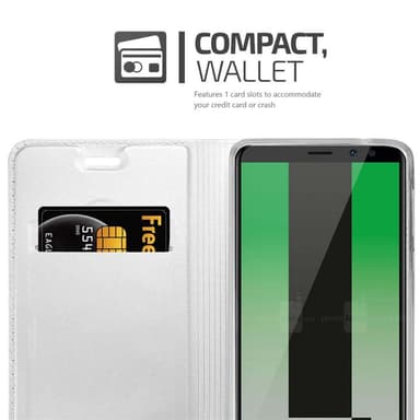 Huawei MATE 10 LITE Suojakuori Lompakkokotelo (Hopea)