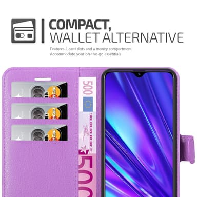 Realme 5 / 5i / 6i / C3 Suojakuori Lompakkokotelo