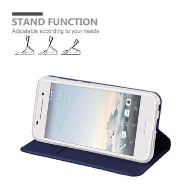 HTC ONE A9 Suojakuori Lompakkokotelo (Sininen)