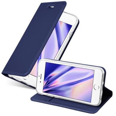 iPhone 6 / 6S Suojakuori Lompakkokotelo (Sininen)