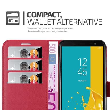 Samsung Galaxy J6 2018 Suojakuori Lompakkokotelo