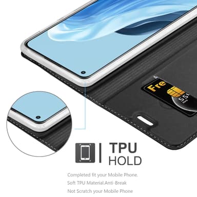 Oppo FIND X5 LITE / Reno7 5G Suojakuori Lompakkokotelo