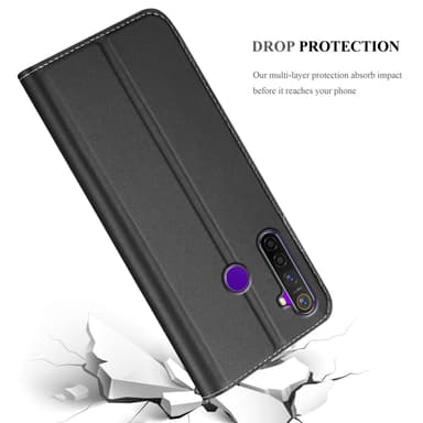 Realme 5 / 5i / 6i / C3 Suojakuori Lompakkokotelo