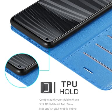 Realme GT 2 PRO Suojakuori Lompakkokotelo (Sininen)