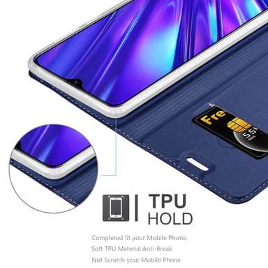 Realme 5 / 5i / 6i / C3 Suojakuori Lompakkokotelo
