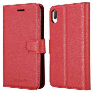 Sony Xperia L3 Suojakuori Lompakkokotelo (Punainen)