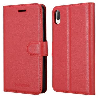 Sony Xperia L3 Suojakuori Lompakkokotelo (Punainen)