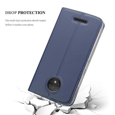 Motorola MOTO C Suojakuori Lompakkokotelo (Sininen)