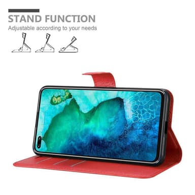 Honor View 30 PRO Suojakuori Lompakkokotelo (Punainen)