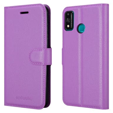 Honor 9X LITE Suojakuori Lompakkokotelo (Violetti)