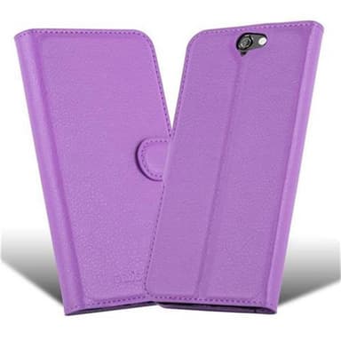 HTC ONE A9 Suojakuori Lompakkokotelo (Violetti)