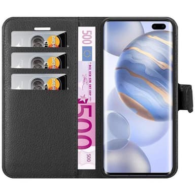 Honor 30 PRO Suojakuori Lompakkokotelo (Musta)