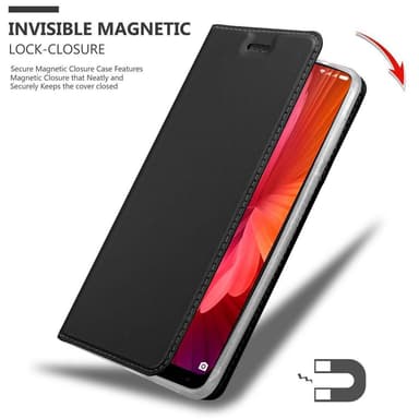 Xiaomi Mi MIX 2 Suojakuori Lompakkokotelo (Musta)