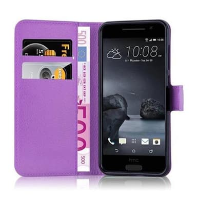 HTC ONE A9 Suojakuori Lompakkokotelo (Violetti)