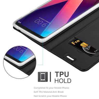 LG V30 / V30+ / V30S / V30S+ Suojakuori Lompakkokotelo