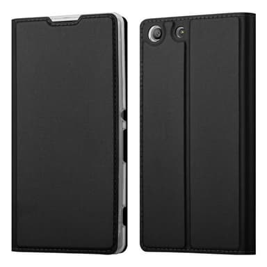 Sony Xperia M5 Suojakuori Lompakkokotelo (Musta)