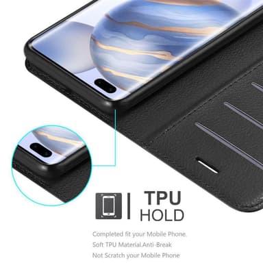 Honor 30 PRO Suojakuori Lompakkokotelo (Musta)