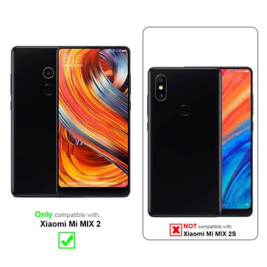Xiaomi Mi MIX 2 Suojakuori Lompakkokotelo (Musta)