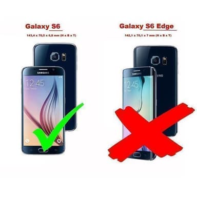 Samsung Galaxy S6 Suojakuori Lompakkokotelo Case Cover