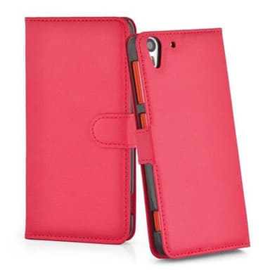 HTC Desire EYE Suojakuori Lompakkokotelo (Punainen)