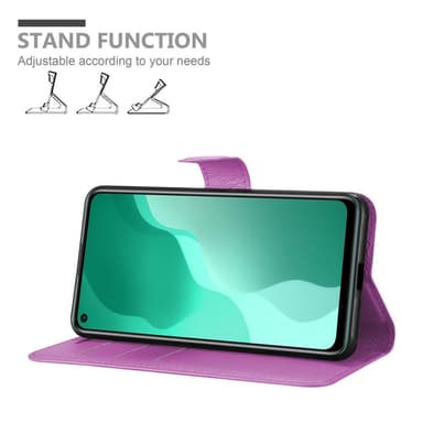 Huawei NOVA 7 SE Suojakuori Lompakkokotelo (Violetti)
