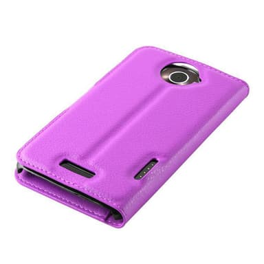 HTC ONE X / X+ Suojakuori Lompakkokotelo (Violetti)