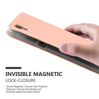 LG X POWER Suojakuori Lompakkokotelo (Vaaleanpunainen)