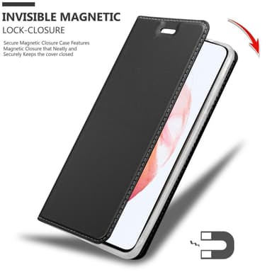 Samsung Galaxy S21 5G Suojakuori Lompakkokotelo (Musta)